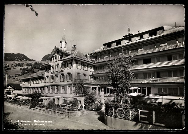 Ansichtskarten: Unterwasser /St. Gallen, Hotel Sternen – Gebraucht aus Berlin von bartko-reher