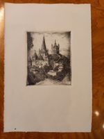 Georges Payer (1879-1946) jolie gravure Lausanne, n. signée
