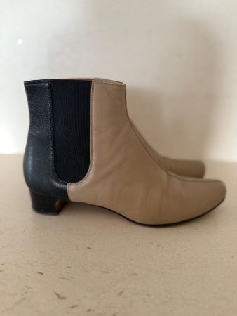 DESIGNER Stiefeletten von Stefi Talman / echt Leder / Gr. 38