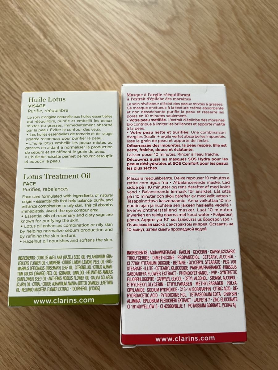Clarins Cura del viso: Clarins set, beide Originalverpackt – Nuovo e nell'imballaggio originale da Affoltern am Albis venduto da dan_jm8b 2