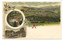 Gruss aus Mogelsberg (SG) Toggenburg Aachmühle Litho um 1900