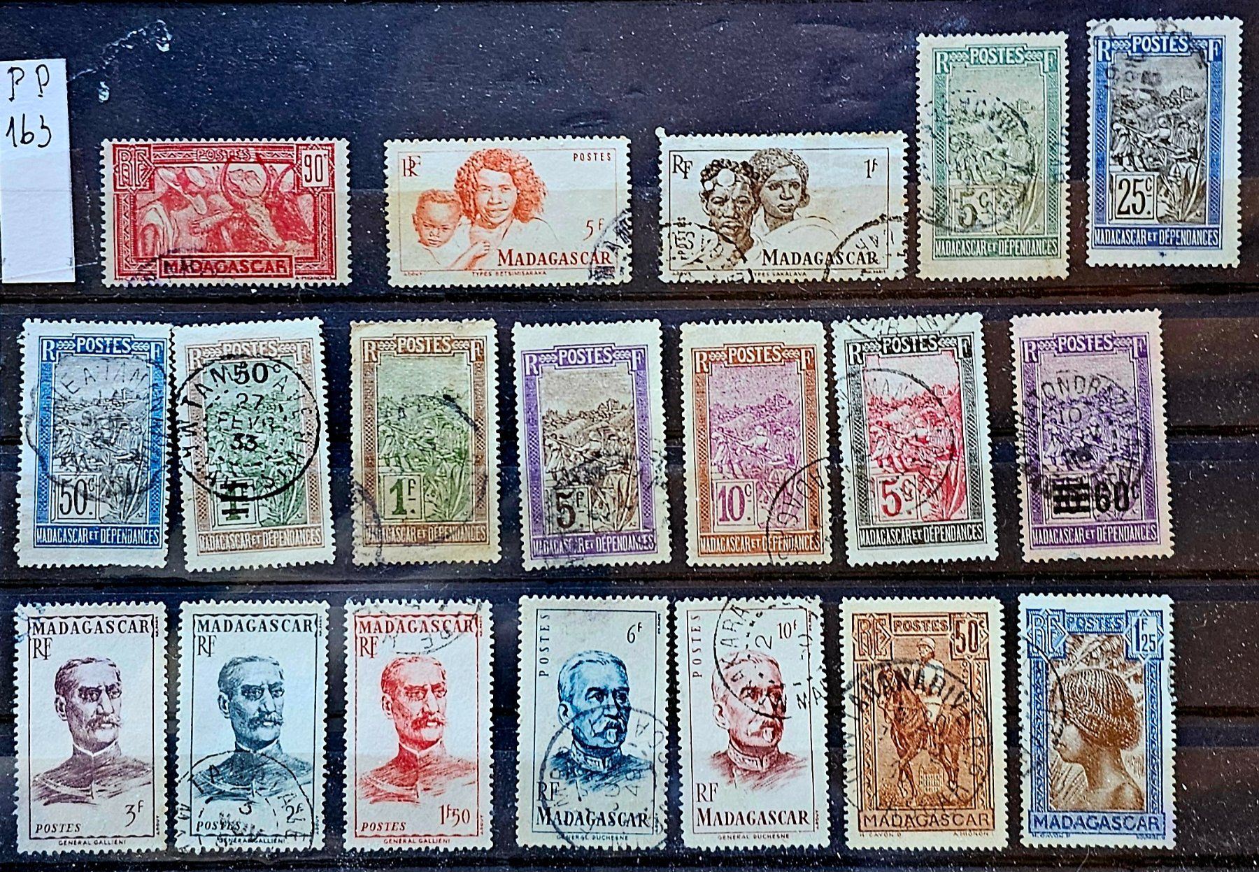 Alle Briefmarken: FRANCE colonies - MADAGASCAR – Gebraucht aus Les Valettes von Nuba1