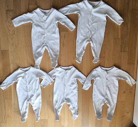 Multipack 5er Baby-Schlafanzüge, Gr. 68