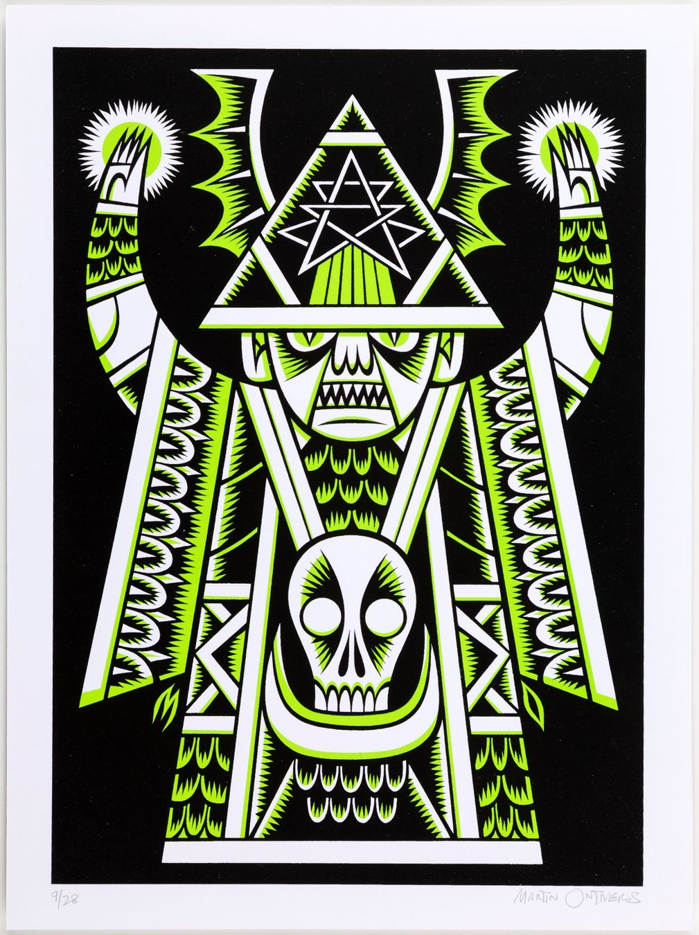 Grafica & Litografie: MARTIN ONTIVEROS - MARTINHEAD - SIEBDRUCK - HIERONYMOUS – Nuovo (secondo la descrizione) da St. Gallen venduto da kobayashi-maru