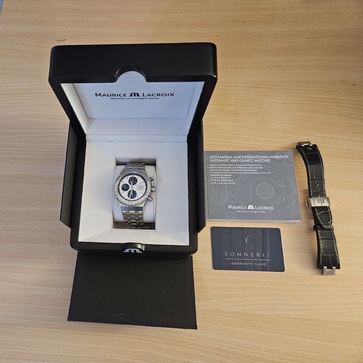 Maurice Lacroix Orologi: Maurice Lacroix Aikon Chronograph, neuwertig mit Box – Nuovo (secondo la descrizione) da Bösingen venduto da aab_7bvq 1