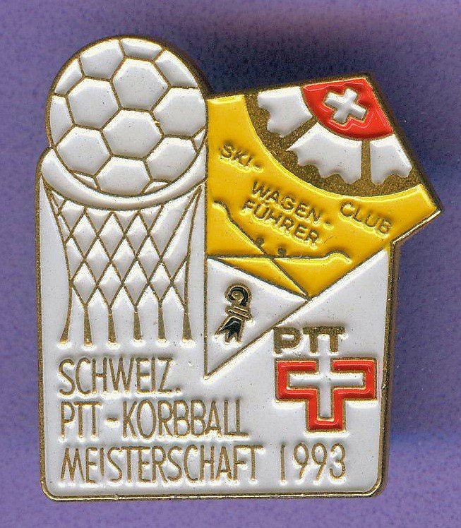Placchette & Badge: PTT   Korbball Meisterschaft 1993 – Usato da Winterthur venduto da Sammleroase