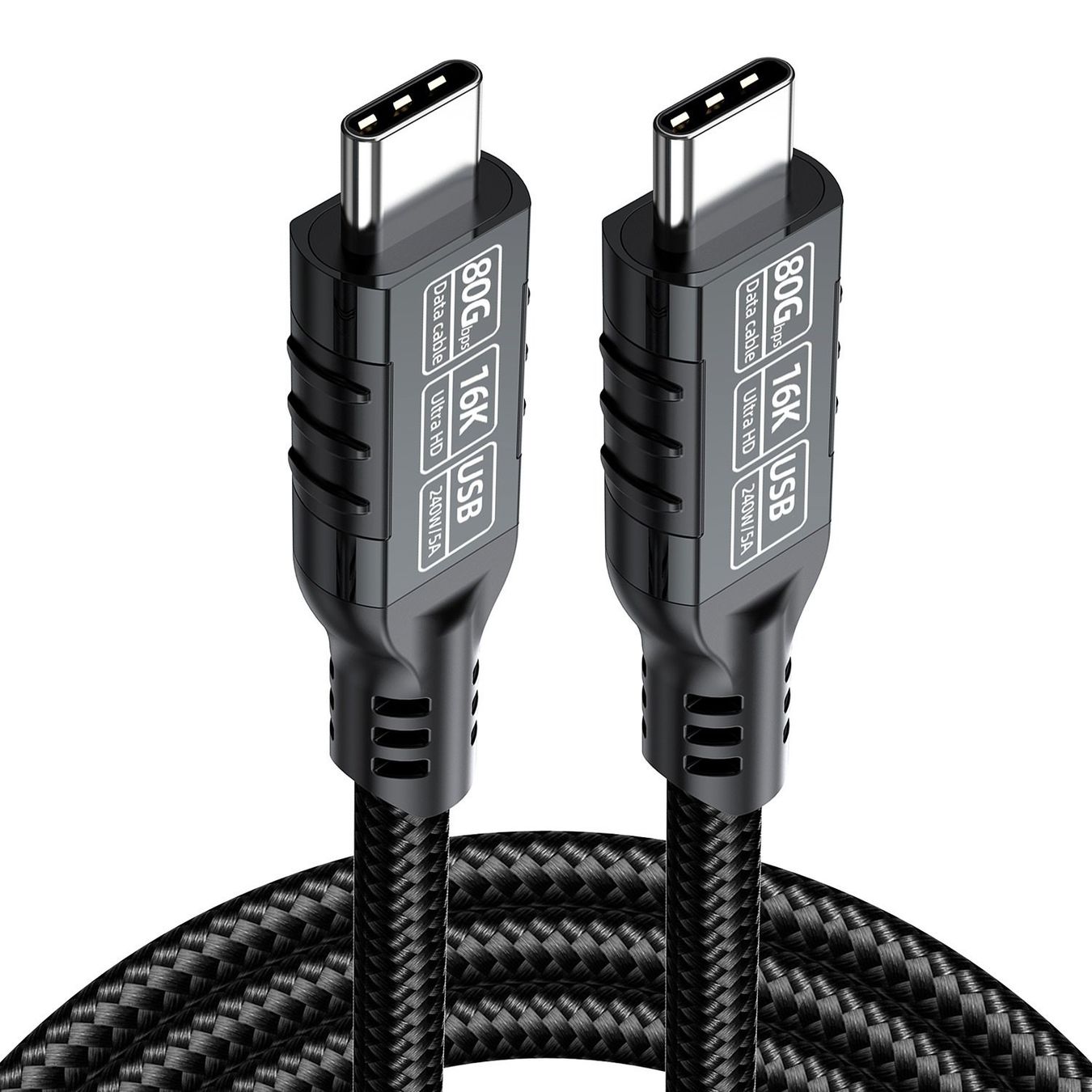Kabel: Thunderbolt 5 80Gbps / 240W PD3.1 / USB 3.2 / 16K / 1 Meter – Neu und originalverpackt aus Uster von -FPS- 3