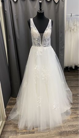 Traumhaftes Brautkleid Tüll A-Linie Gr. 38 neuwertig