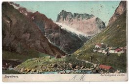 Engelberg, Surenenpass und Titlis, gelaufen 1903