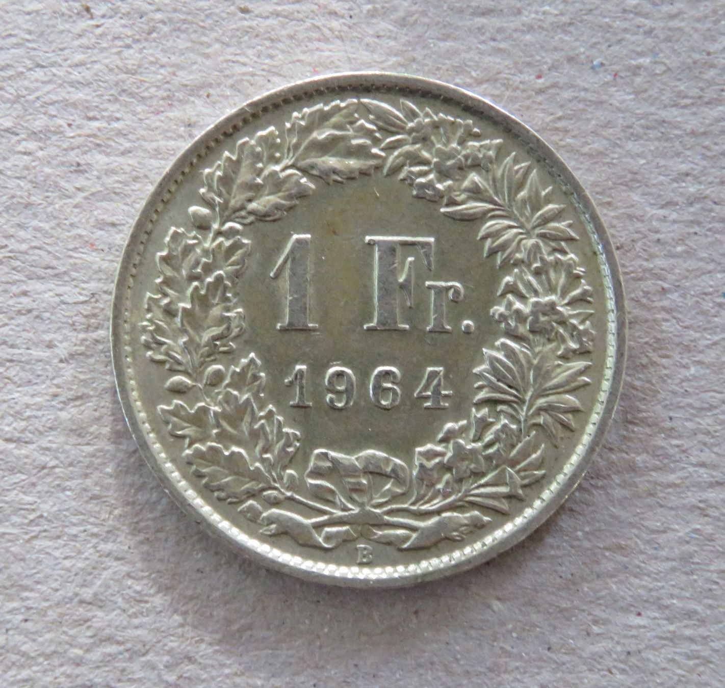 Toutes les monnaies: 1.- Fr.  1964 – D'occasion à Kreuzlingen par Koi4