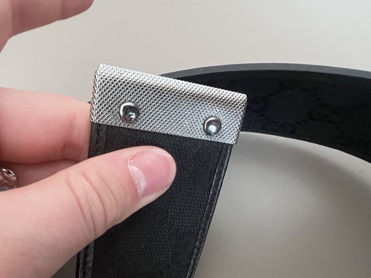 Gucci Cinture: Taillengürtel Gucci mit Logo 85 cm – Nuovo (secondo la descrizione) da Basel venduto da katayasistersvintage 3