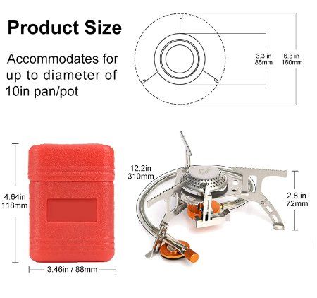 Veicoli da campeggio: Campingkocher mit Adapter, faltbar – Nuovo e nell'imballaggio originale da Niederwil SG venduto da kaseopeia 1