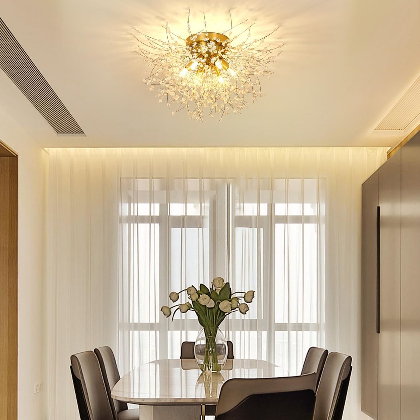 Lustres & lampes de plafonds: Moderne Kristall Deckenleuchte Deckenlampe Wohnzimmerlampe – Neuf avec emballage d'origine à Herisau par Zevora 1