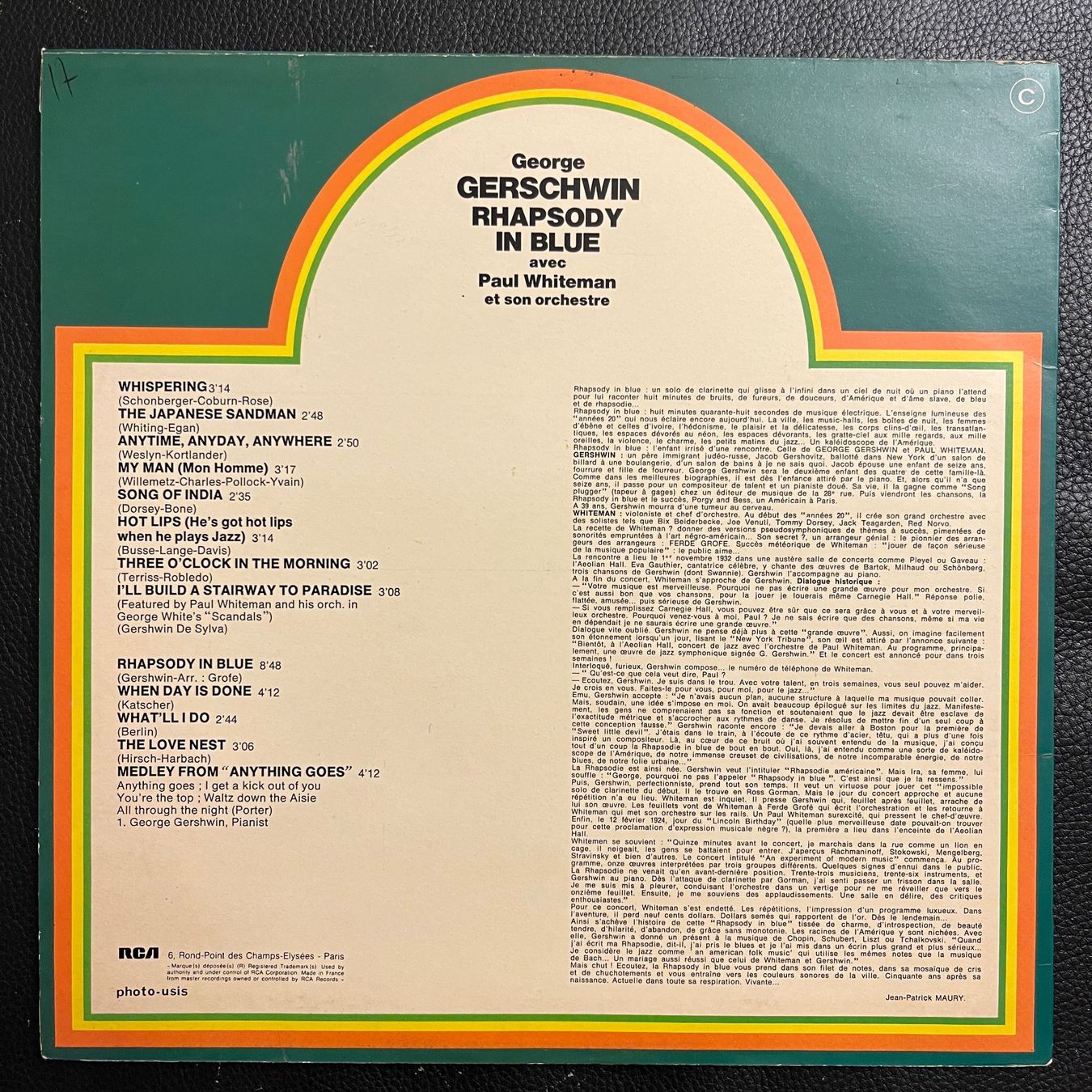 Dischi in vinile: George Gershwin - Rhapsody in Blue - LP – Usato da Lenzburg venduto da sch_lml8 1