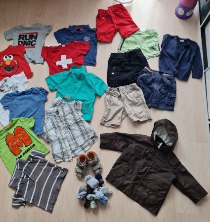 Grosses Kleiderpaket / Kleiderset für coole Jungs Grösse 86
