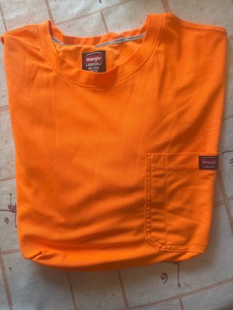 Wrangler T-Shirt Orange Grösse 3XL