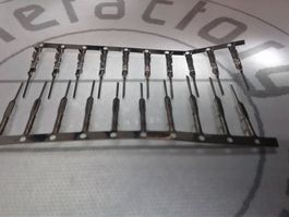 1-PIN-Stecker blank male, 100 Stück