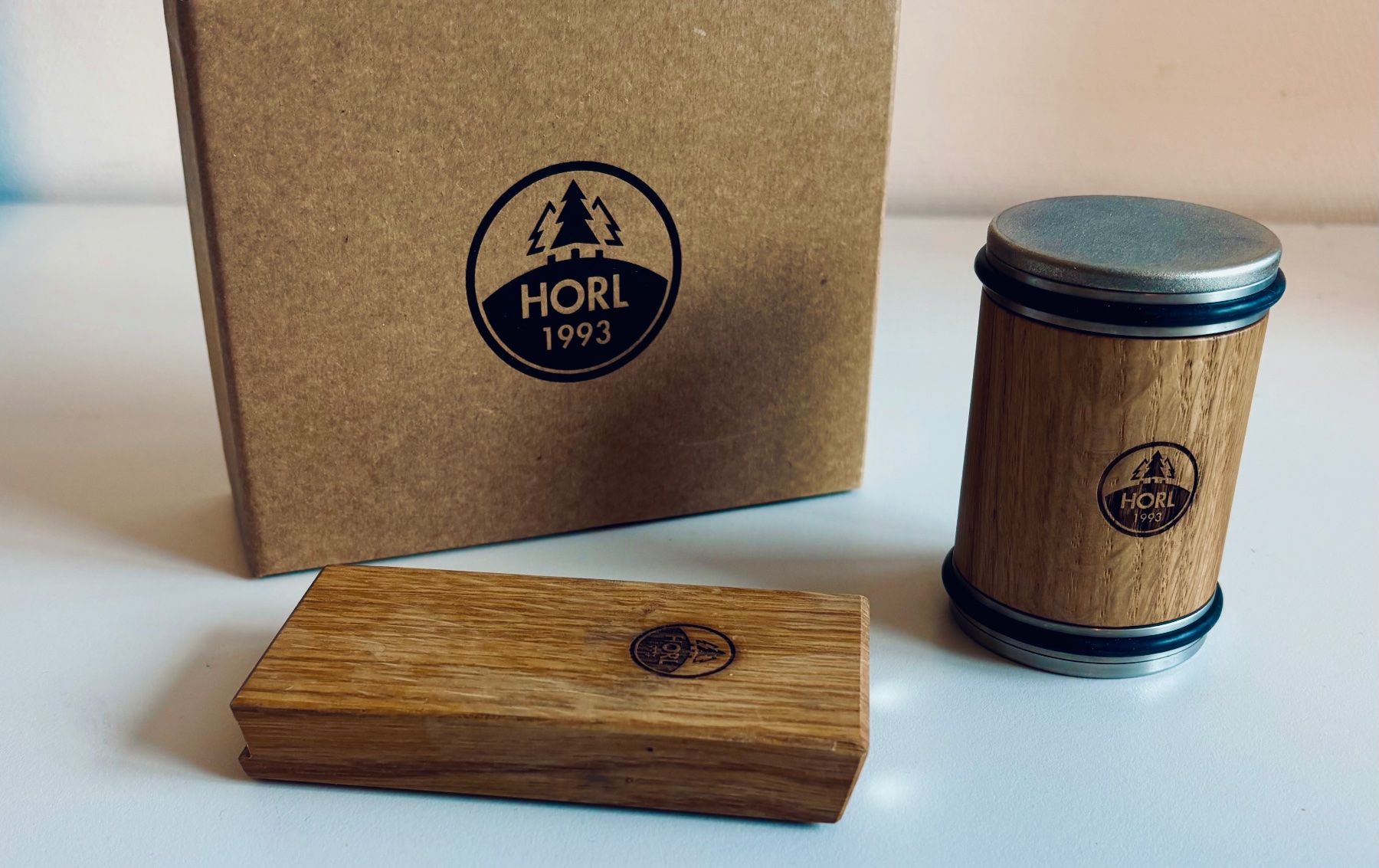 Küchengeräte: HORL Rollschleifer 1. Generation - Eiche - (Messerschleifer) – Neu (gemäss Beschreibung) aus Sissach von swxx5