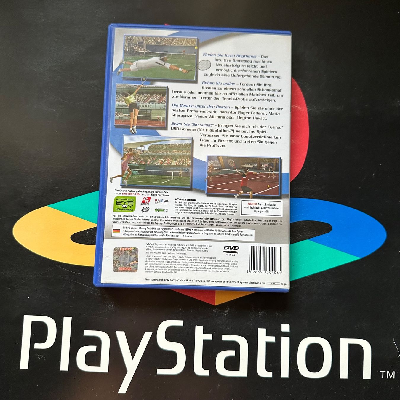 Sony Giochi: Top Spin für Sony PlayStation PS2 – Usato da Kestenholz venduto da Mad18 1