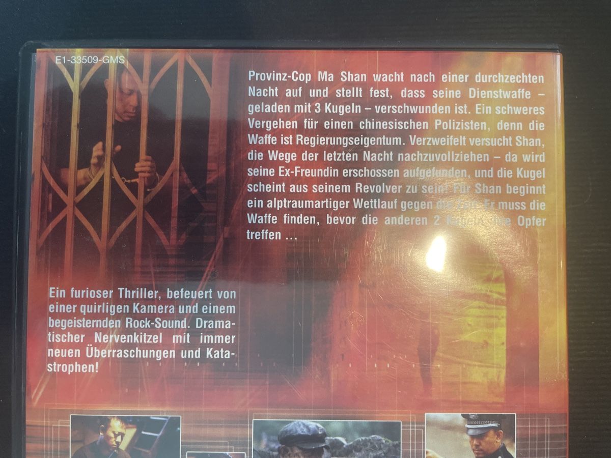Tutti i DVDs: Missing Gun, schneller chinesischer Copfilm – Usato da Winterthur venduto da machmaschine 2