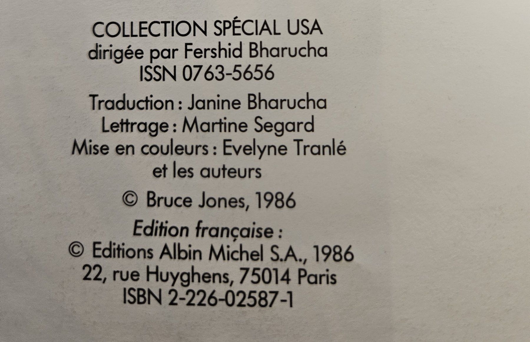 Fumetti: Bruce Jones présente N 1 E.O. (T.B.E.)   Nuits blêmes – Usato da Prévonloup venduto da bitume1975 2