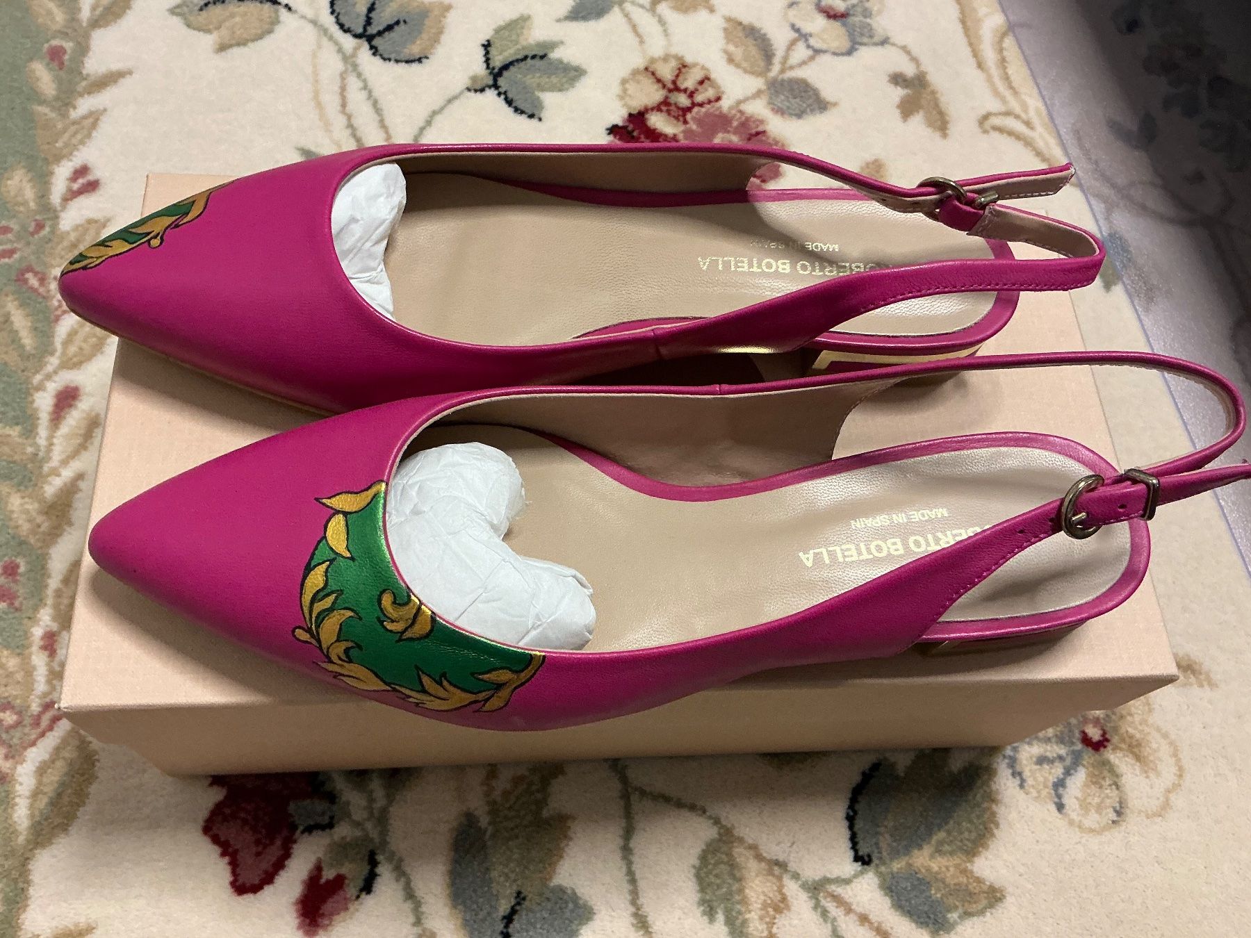 Damenschuhe: Roberto Botella Damen Slingback Pumps Leder Gr. 3 – Gebraucht aus Sennhof von Svetik100 1