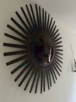 Sonne aus Kupfer Handarbeit 110cm gross - 1 Meter und 10 cm