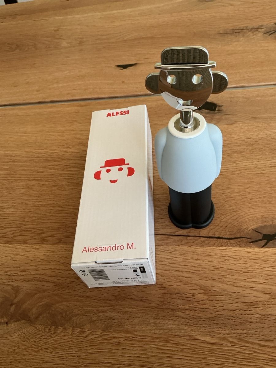 Alessi Apribottiglie & Tappi per chiusura: Alessi Korkenzieher Alessandro – Nuovo e nell'imballaggio originale da Uitikon Waldegg venduto da Markusjku