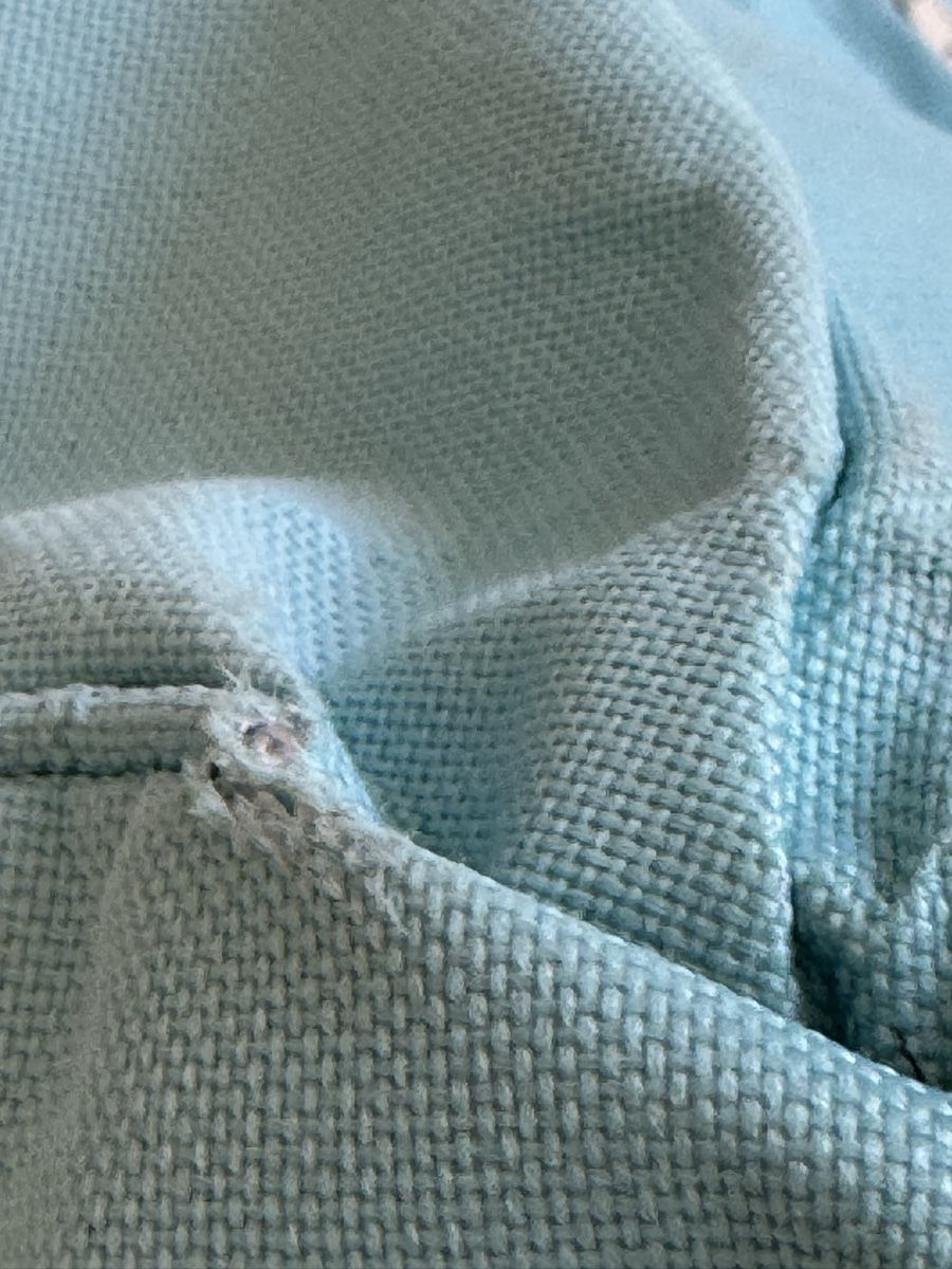 Coussins: Sitzsack hellblau 65x65cm gebraucht  – D'occasion à Zürich par Flo021000 3