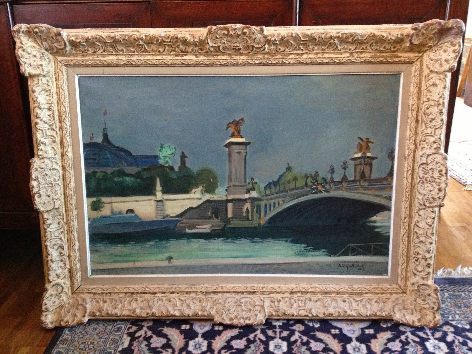 Gemälde: Pont de Paris du peintre A. Biry-Autret – Gebraucht aus Chernex von nounours2010