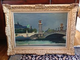 Pont de Paris du peintre A. Biry-Autret