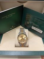 ROLEX DATEJUST 36 CHAMPAGNE DIAL DIAMONDS