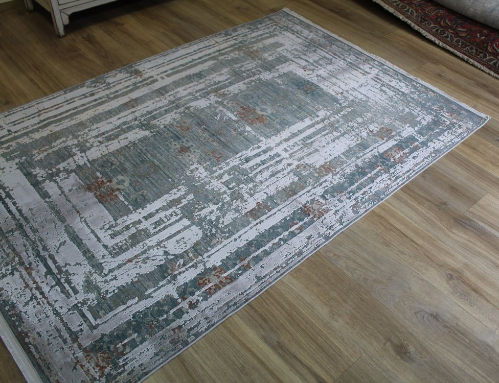 NEUER gewebter Teppich aus BambusSEIDE, 160x230 Kaufen auf Ricardo