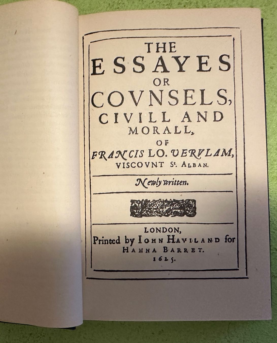 Libri: Francis Bacon: Essays. – Usato da Zürich venduto da allp 4