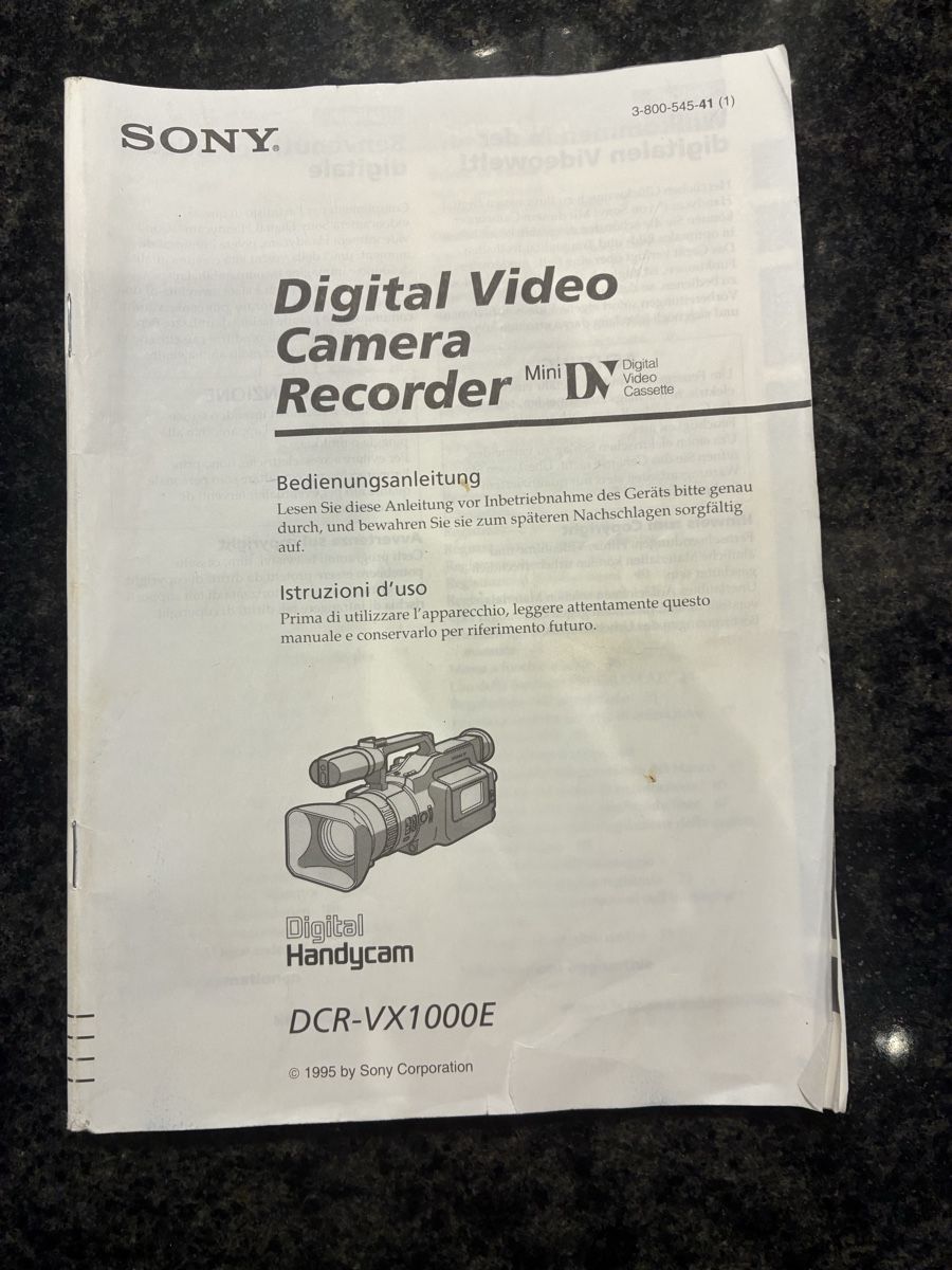 Sony Caméscopes: Videokamera – D'occasion à Belp par Hornusser54 8