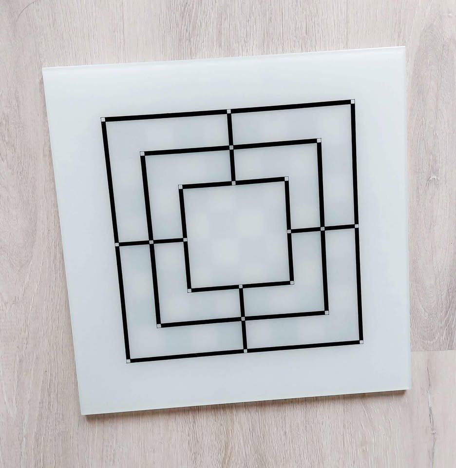 Giochi: Exklusives massives Glas-Schach & Mühle – Nuovo (secondo la descrizione) da Aarburg venduto da Glitzerschein 1