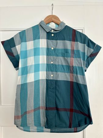 Burberry Brit Check Shirt, XS, Relaxed Fit for Summer!