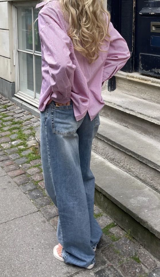 Blusen: Gestreifte Bluse in Rosa/Weiss – Neu (gemäss Beschreibung) aus Luzern von ale_v5qn 1