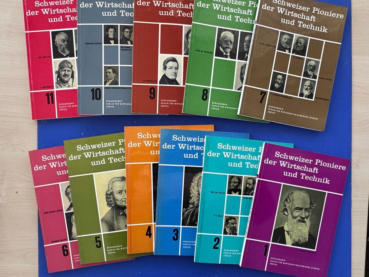 Bücher: Schweizer Pioniere der Wirtschaft und Technik Band 1 - 60 – Gebraucht aus Adliswil von buch_und_kunst 2