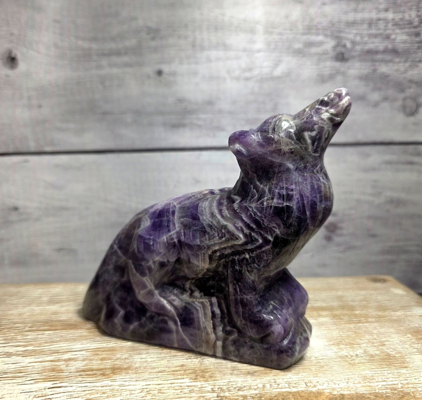 Minerali & Pietre curative: Amethyst Wolf 750g – Nuovo e nell'imballaggio originale da Matzingen venduto da Shay_Crystalz 1
