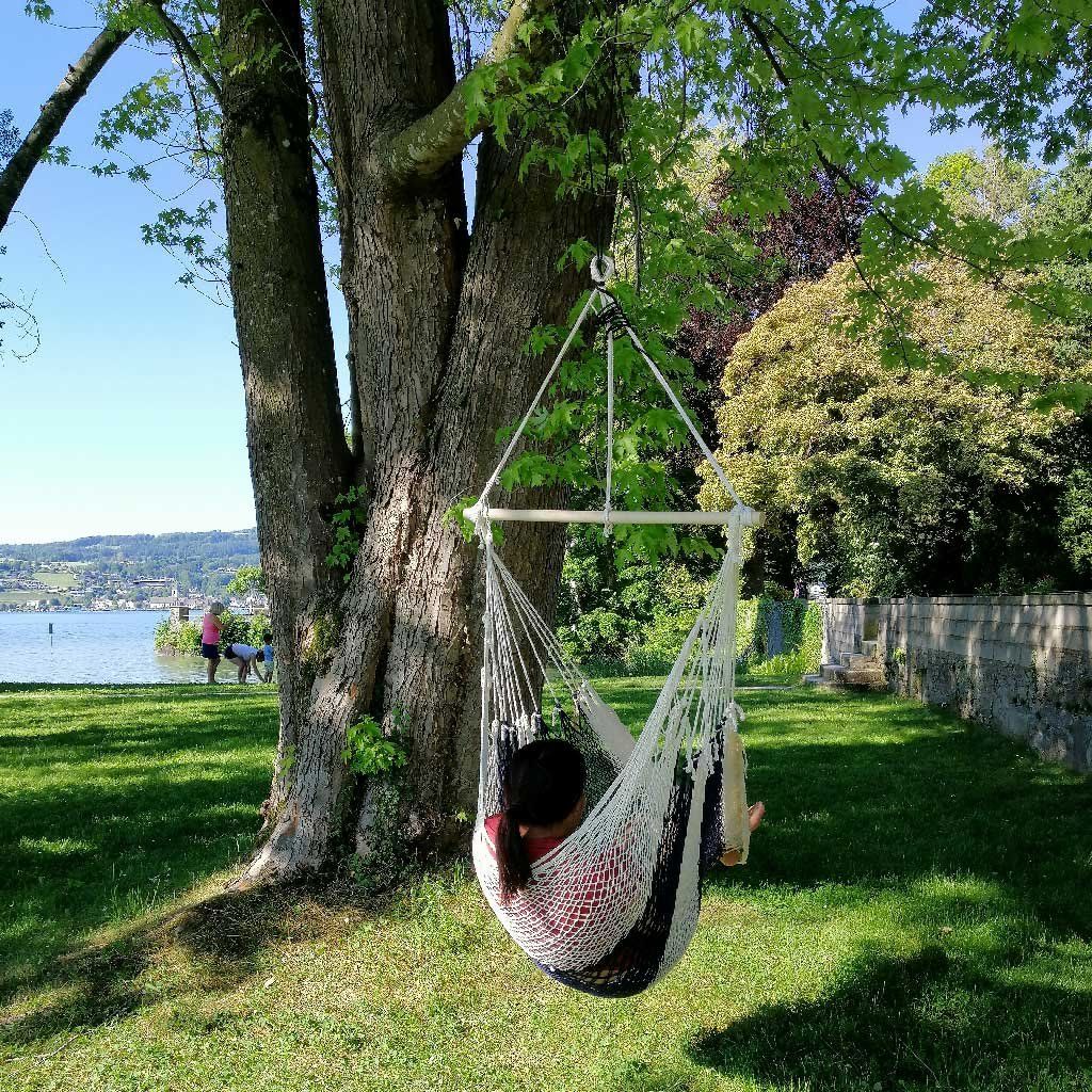 Poltrone pensili da giardino: Soft Mayan Hanging-chair - Handwoven – Nuovo e nell'imballaggio originale da Dübendorf venduto da Mayan-Dreams 1