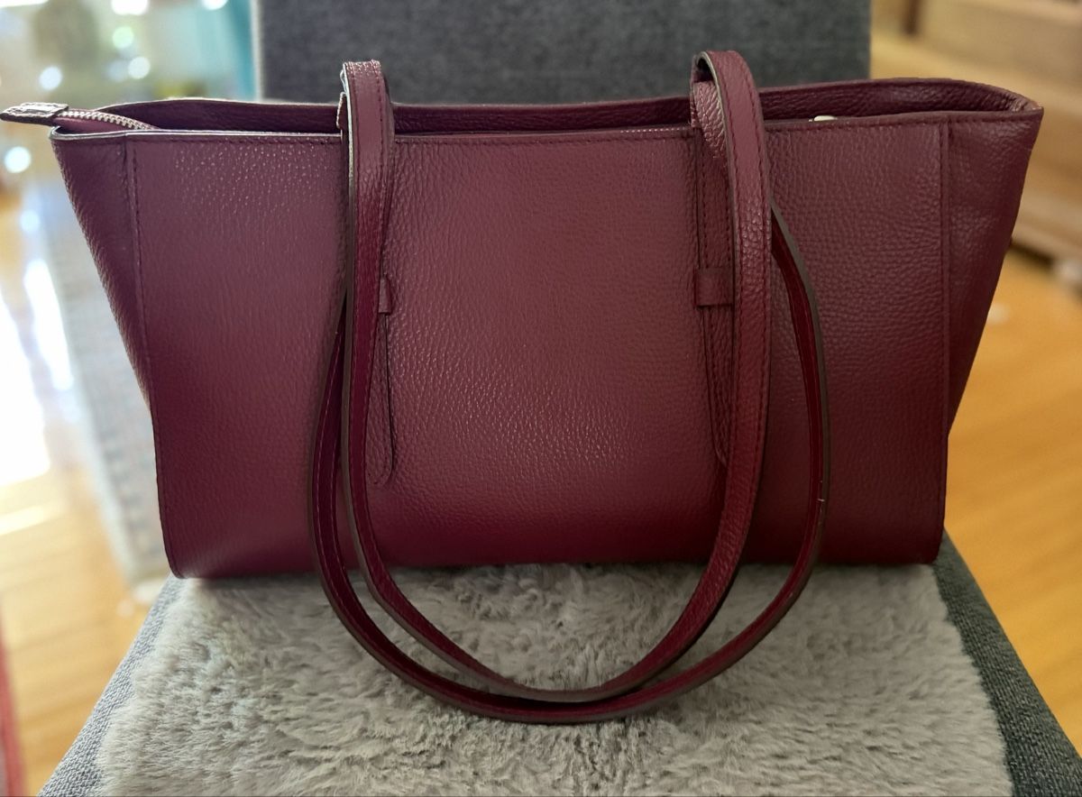 Borse da donna: Umhängetasche Leder dunkelrot – Nuovo e nell'imballaggio originale da Koblenz venduto da Pumuckl70