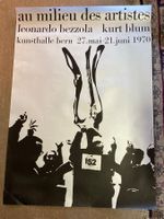 Plakat Kunsthalle Bern BEZZOLA / BLUM Original 1970