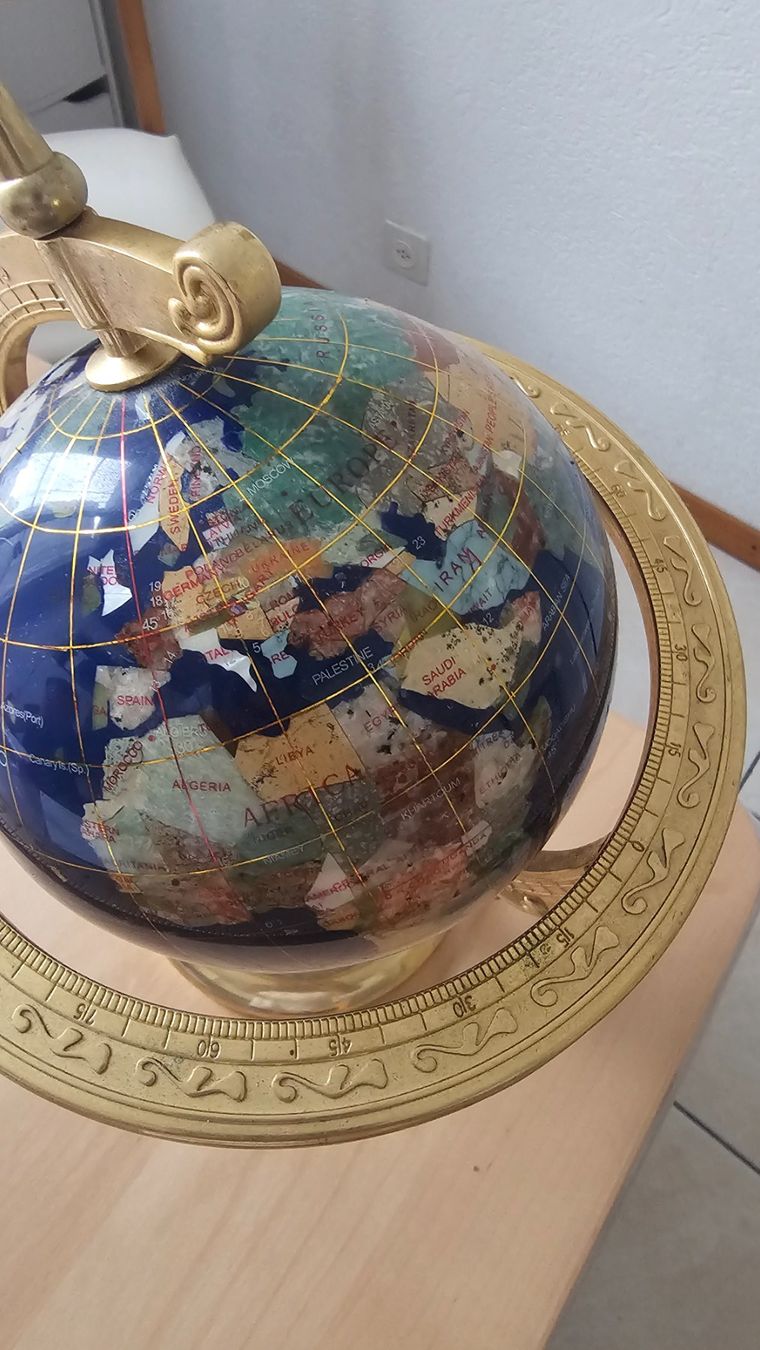 Sonstige Dekorationen & Accessoires: Globe terrestre Lapis Lazuli – Gebraucht aus Etoy von angi020 1