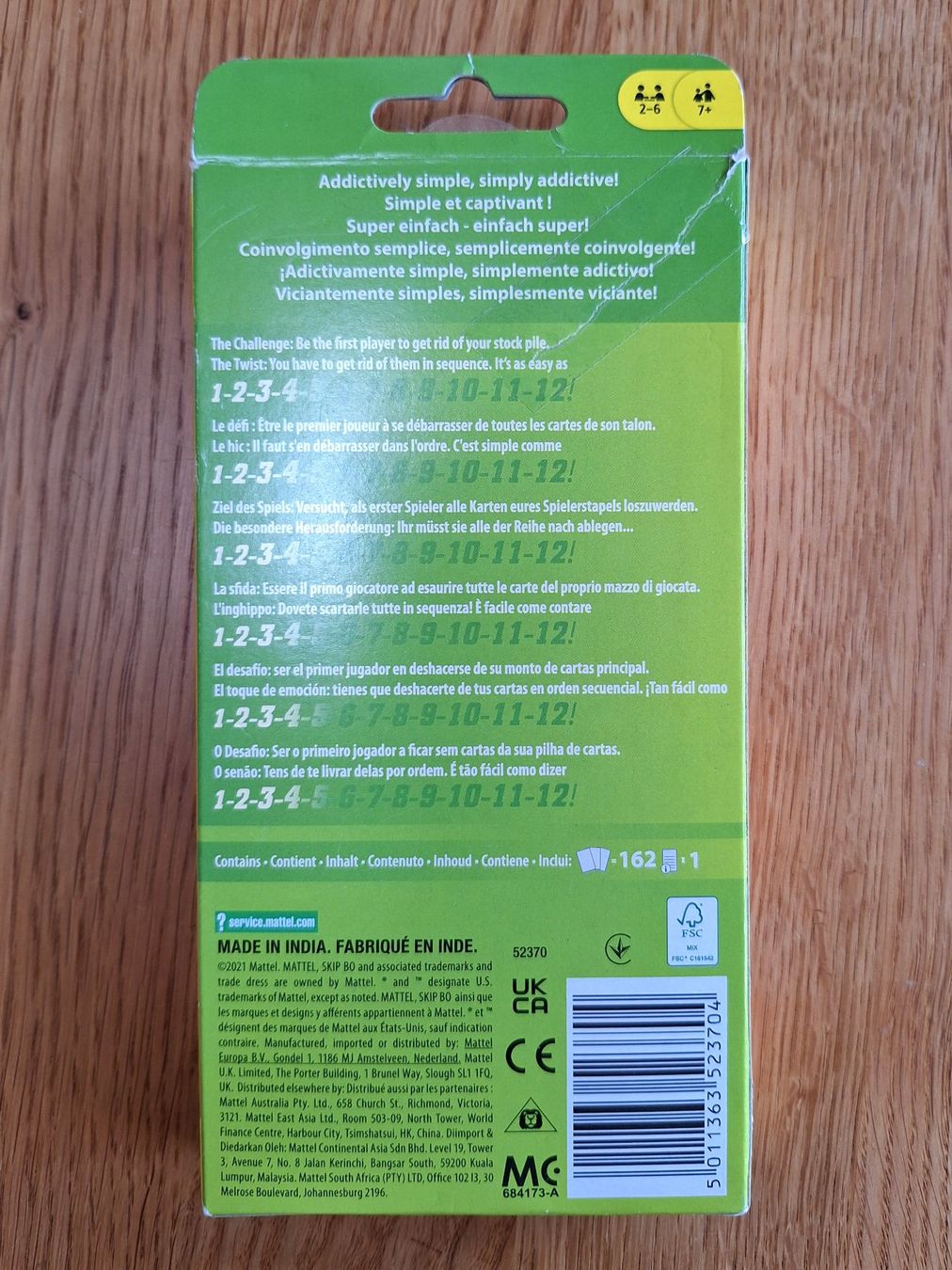 Mattel Giochi: Skip.Bo – Nuovo e nell'imballaggio originale da Muri b. Bern venduto da smt_hqn7 1