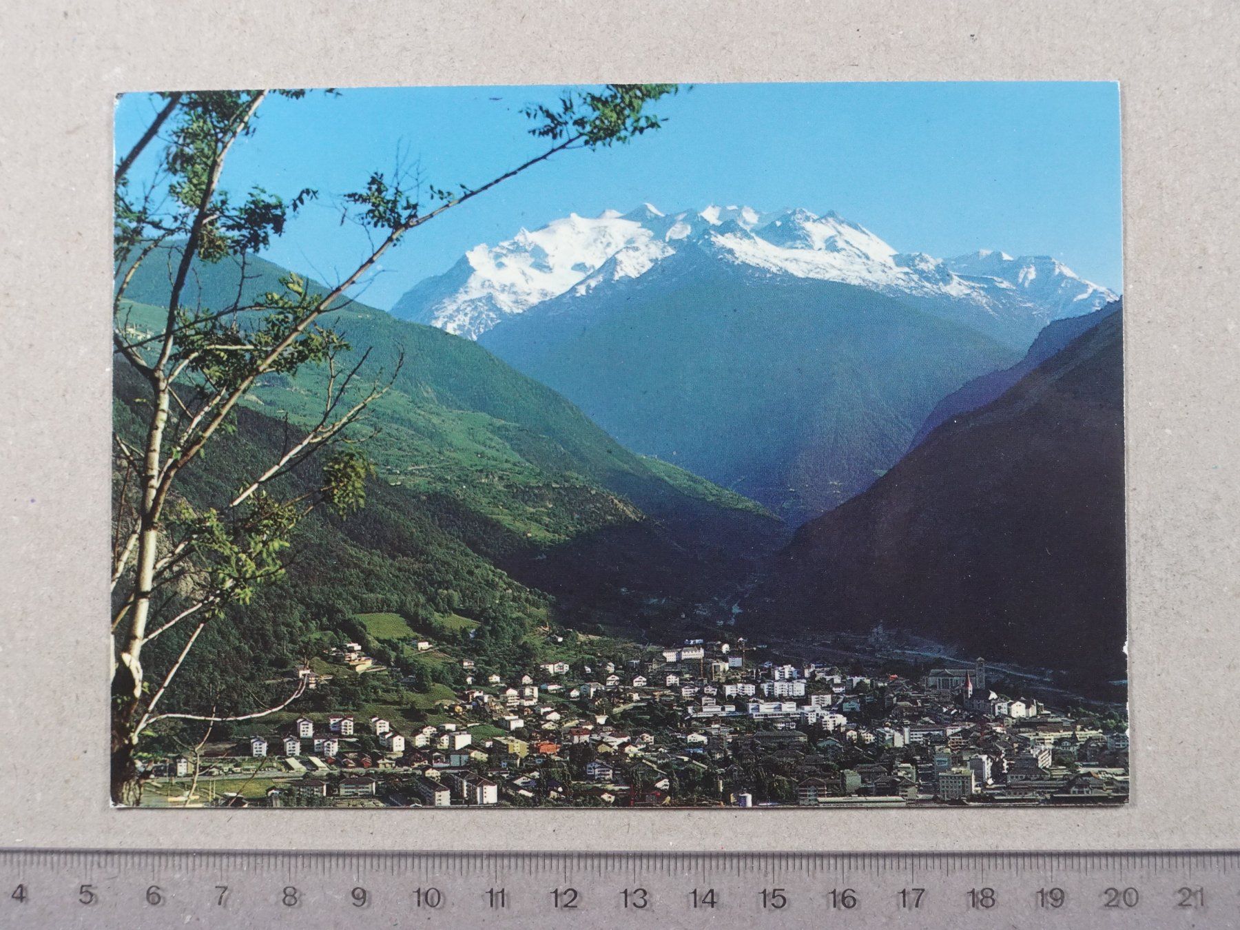 Ansichtskarten: Visp, 1983 – Gebraucht aus Lenzburg von fh1