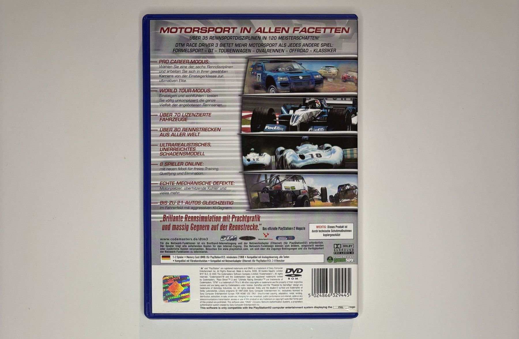 Spiele: PS2 - DTM Race Driver 3 – Gebraucht aus Allschwil von Bullach 2