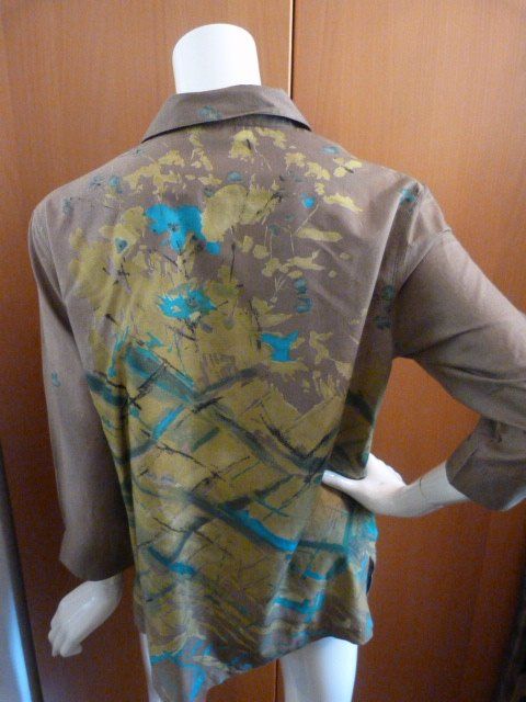 Peter Hahn Camicette: Bluse von Peter Hahn, Gr. 38, olivgrün % – Usato da Nunningen venduto da Fashion-Ave51 2
