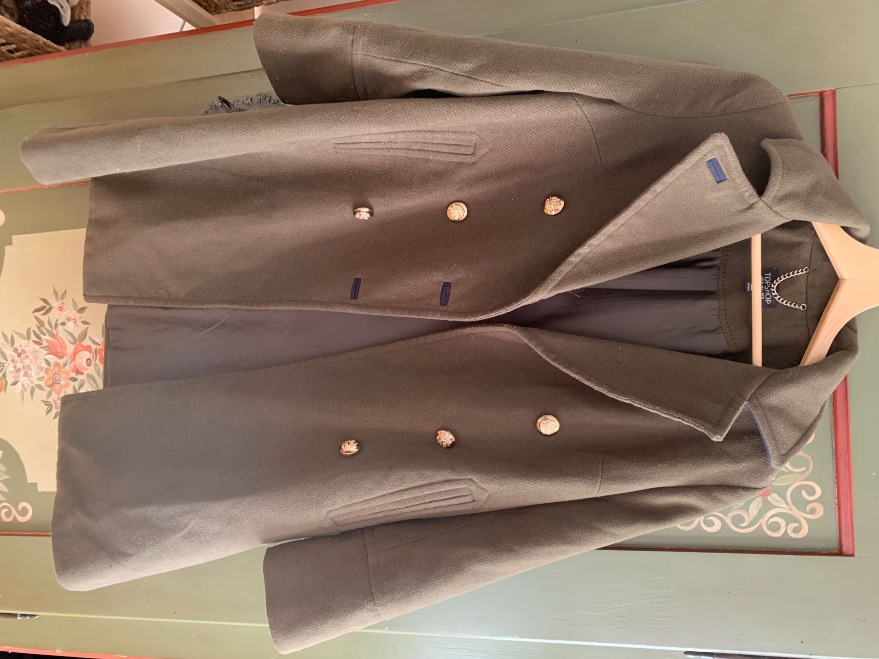 Topshop Cappotti: Mantel khakifarben, Gr. 38 – Usato da Ossingen venduto da jana_cr5x 1