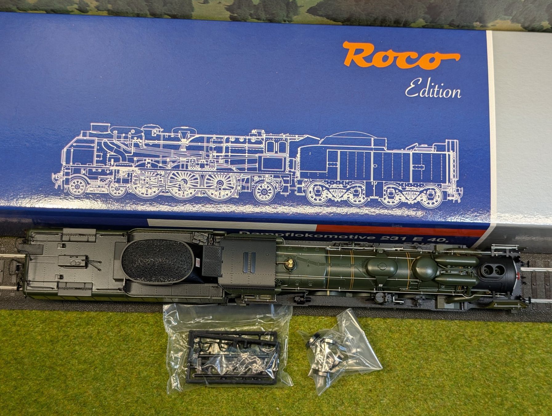 Roco Modellini di ferrovie: Roco 79079 Edition _ SNFC Dampflokomotive 231 E 40 _ digital – Usato da Uerikon venduto da Airport68 7